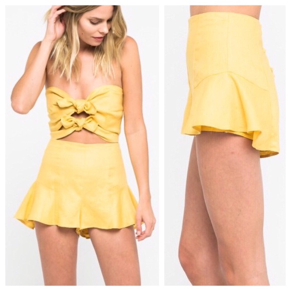 High Rise Flounce Ruffle Short - Picture 2 of 7